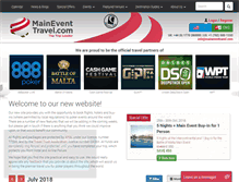 Tablet Screenshot of maineventtravel.com